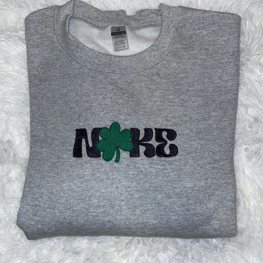 Embroidered Nike crewneck